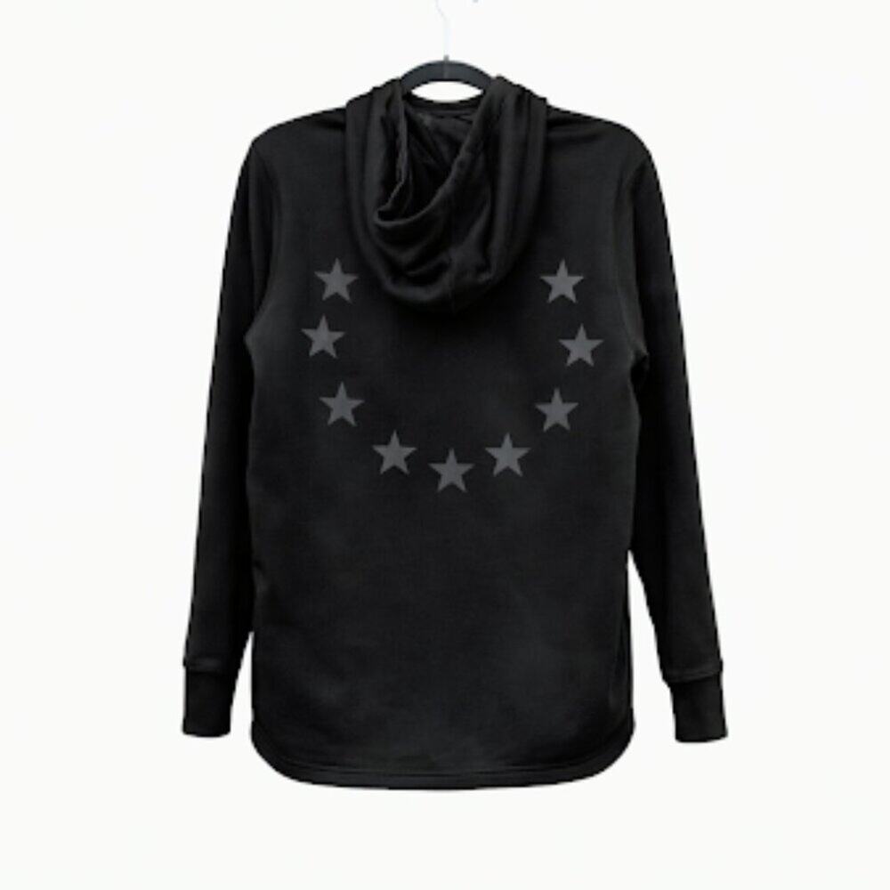 NIKE AIR | Black Unisex Hoodie Pullover Slim Fit Sweatshirt Side Zip Athletic S - Picture 3 of 14